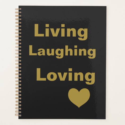 Leven, lachen, liefhebben planner (Voorkant)