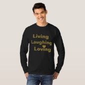 Leven, lachen, van T-shirt houden (Voorkant volledig)