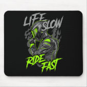 LEVEN LANGZAAM RIJDEN SNELLE LEVENSSTIJL MUISMAT (Voorkant)