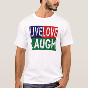 LEVEN, LAUGH, HOUDEN T-SHIRT