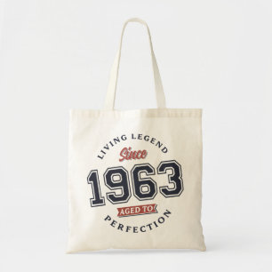 Leven Legend 1962 Leeftijd tot perfectie Tote Bag