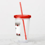 Leven leraar acryl drinkbeker (Links)