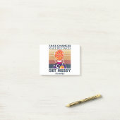 Leven leraar nemen kansen post-it® notes (Op bureau)