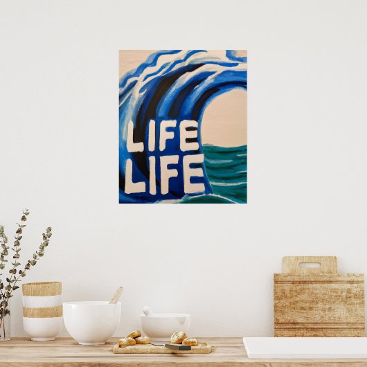 Leven Leven golf Poster (Keuken)