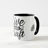 Leven, liefde, ambacht - Mok (Voorkant rechts)