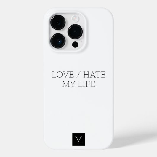 Leven Liefde/Haat Case-Mate iPhone Case (Achterkant)