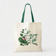 Leven liefde tote bag
