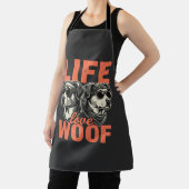 Leven Liefde Woef Hond Liefhebber Schort (Insitu)