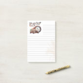 Leven Lijkt Hard? Gelinieerde 3M Post-it® Notities Notes (Op bureau)