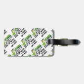 Leven, Limoen, zout, TEQUILA! Cocktail Humor Bagagelabel (Achterkant horizontaal)