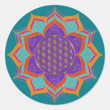 Leven - LOTUS ornamenten goud I