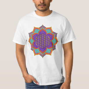 Leven - LOTUS ornamenten goud I T-shirt
