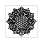 Leven - LOTUS ornamenten goud I Zelfinktende Stempel (Design)