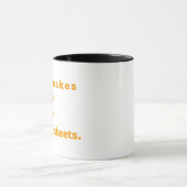 Leven Maakt Rommel Ik Maak Spreadsheets Grappige R Mok (Midden)