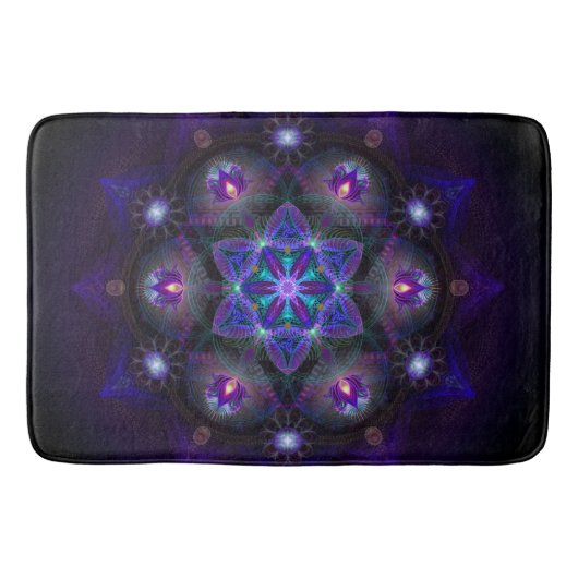 Leven Mandala Bath Mat (Voorkant)