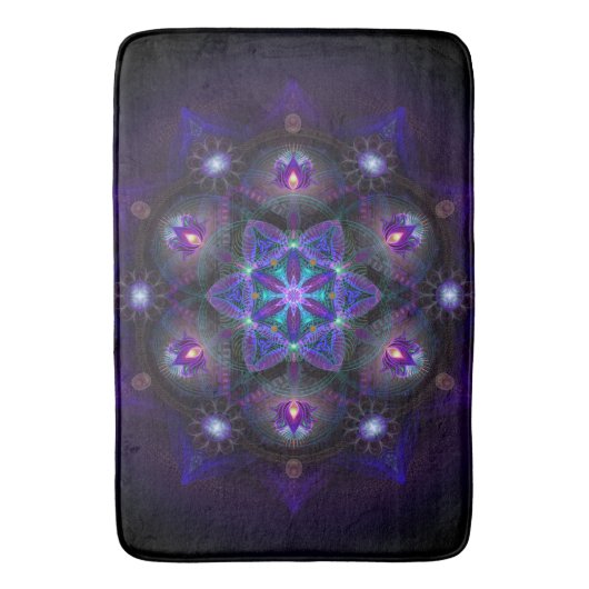 Leven Mandala Bath Mat (Voorkant Verticaal)