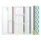 Leven. Meer georganiseerd. Babysitter Notes Notiti Notitieblok (Voorkant)