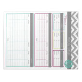 Leven. Meer georganiseerd. Maandelijks Notitieblok (Voorkant)