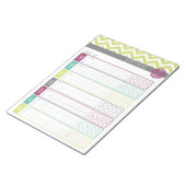 Leven. Meer georganiseerd. Notitieblok van levensm (Schuin)