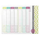 Leven. Meer georganiseerd. Notitieblok van levensm (Voorkant)