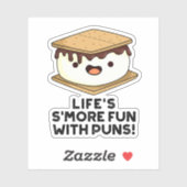 Leven meer gevoelen met gepunte tanden sticker (Vel)