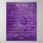 Leven met Alzheimer's Prayer Poster (Voorkant)