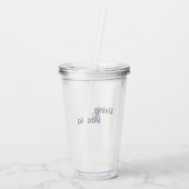 Leven met ataxie acryl drinkbeker (Achterkant)