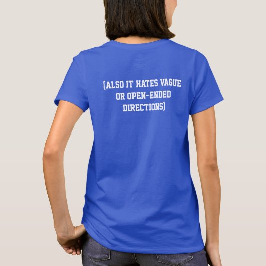 Leven met autisme t-shirt (Achterkant)