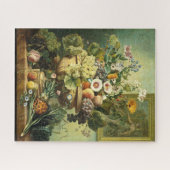 Leven met bloemen en fruitjelles Eelkema Legpuzzel (Horizontaal)