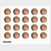 Leven met dankbaarheid ronde sticker (Vel)