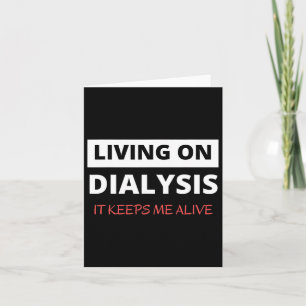 Leven met dialyse houdt me in leven kaart