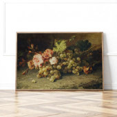 Leven met druiven poster