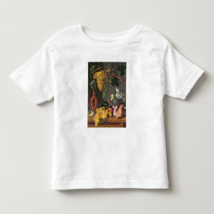 Leven met druiven, vogels en bloemen kinder shirts
