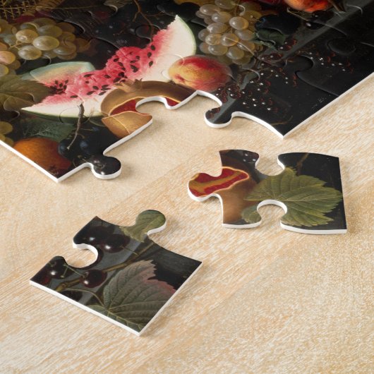 Leven met druivenolie op Canvas Legpuzzel (Zijkant)