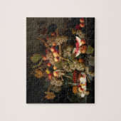 Leven met druivenolie op Canvas Legpuzzel (Verticaal)