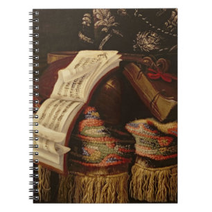 Leven met een boek over muziek notitieboek