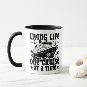 Leven met één cruise tegelijk Familie Vakantie Mok