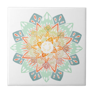 Leven met een doel Mandala Tegeltje