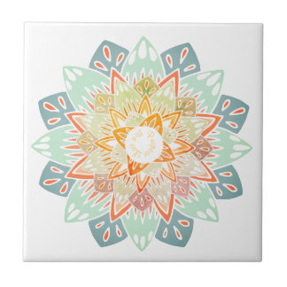 Leven met een doel Mandala Tegeltje