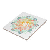 Leven met een doel Mandala Tegeltje (Zijkant)