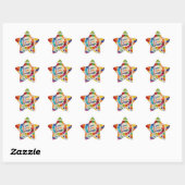 "Leven met een doel" Ster Sticker (Vel)