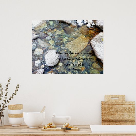 Leven met een Narcistisch Poster (Keuken)