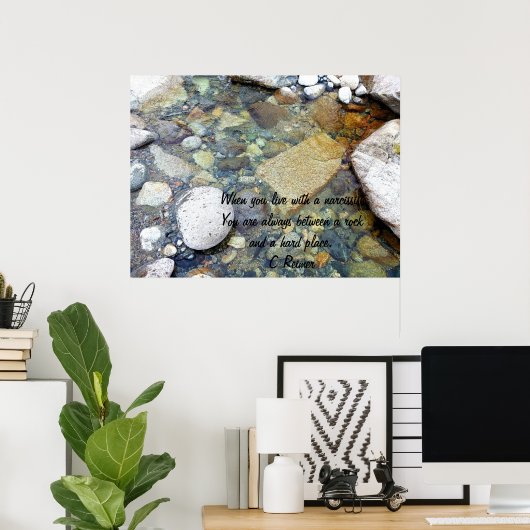 Leven met een Narcistisch Poster (Thuiskantoor)