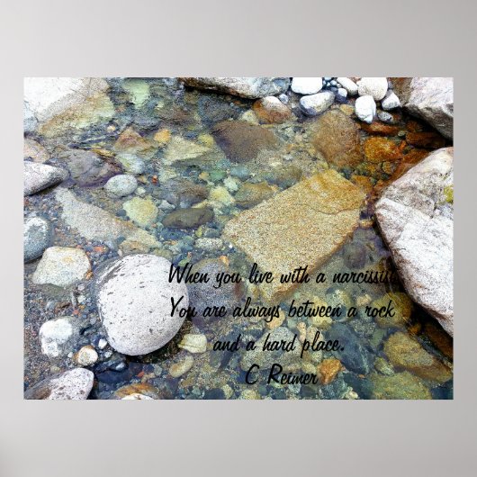 Leven met een Narcistisch Poster (Voorkant)