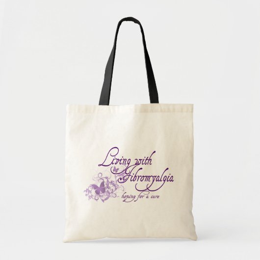 Leven met fibromyalgie tote bag (Voorkant)