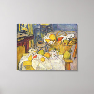 Leven met fruit canvas afdruk