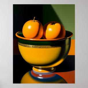 Leven met fruit - canvas art afdrukken poster