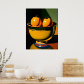 Leven met fruit - canvas art afdrukken poster (Keuken)