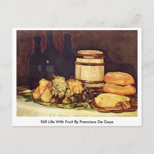 Leven met fruit door Francisco de Goya Briefkaart (Voorkant)