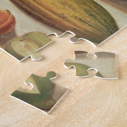 Leven met fruit en snoep legpuzzel (Zijkant)